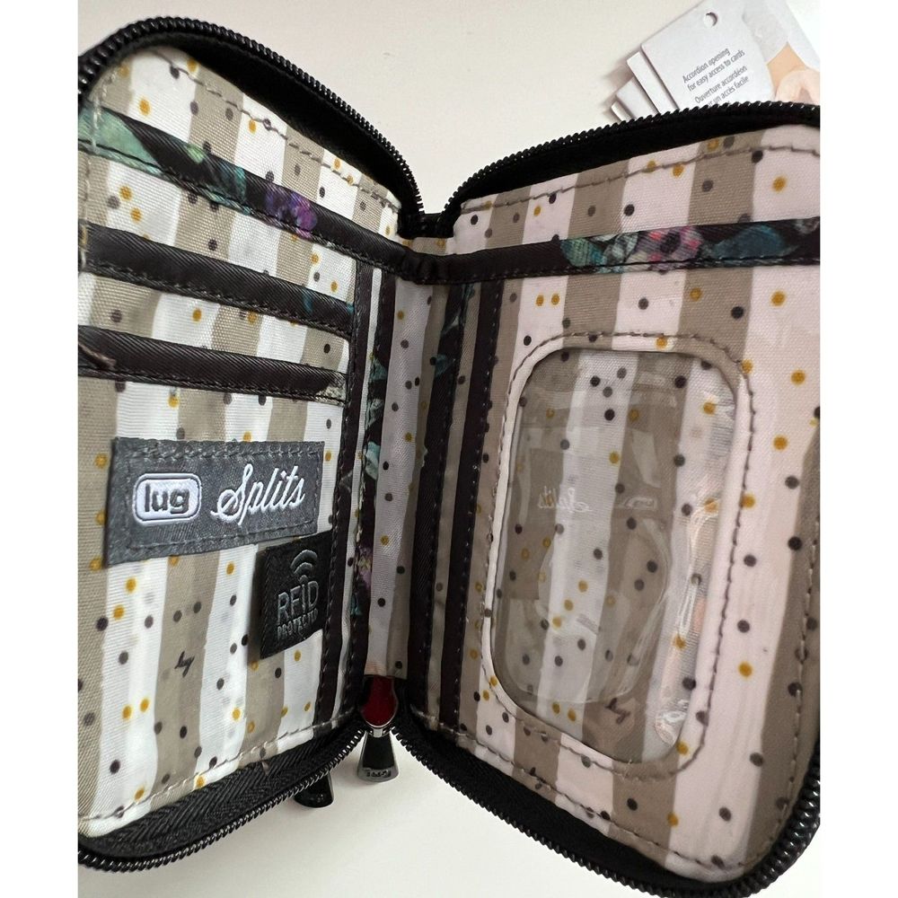 Lug Splits RFID double zip wallet. - Picture 8 of 8